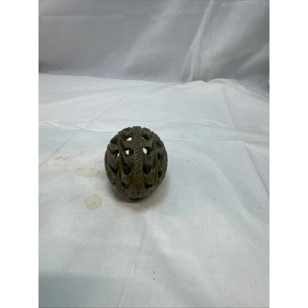 Egg Within An Egg Bird & Baby Bird Marble 4x3x3 inches Made in India